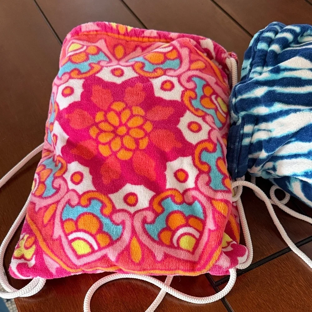 Sun & Sky Beach Towel & Attached Backpacks